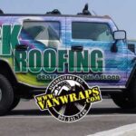 ark roofing hummer wrap