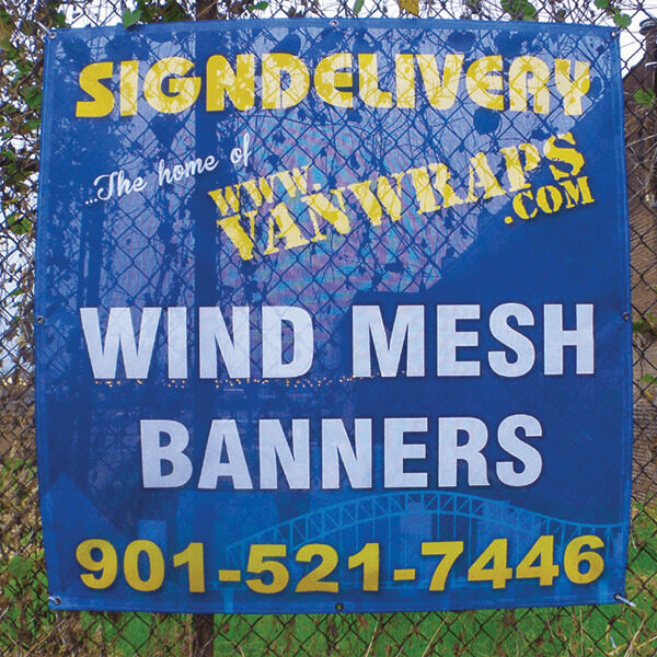 Wind Mesh Banners for Fences and Stages