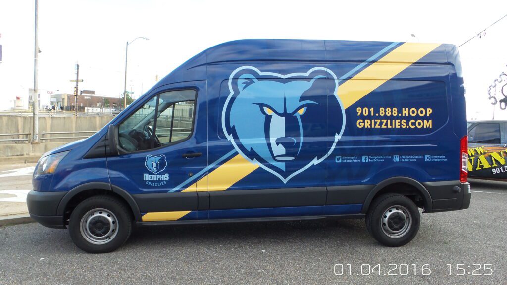 Grizzlies Transit Van Wrap