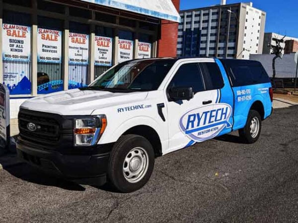 Rytech Commercial Work Truck Vinyl Wrap