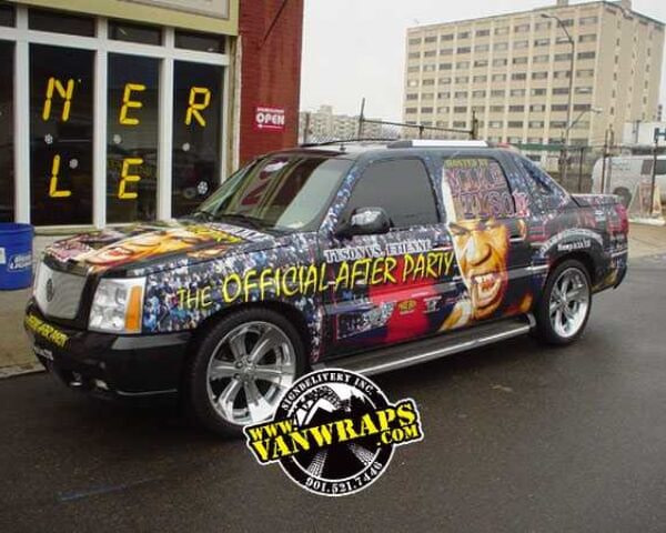 Tyson Etienne After Party Escalade Wrap