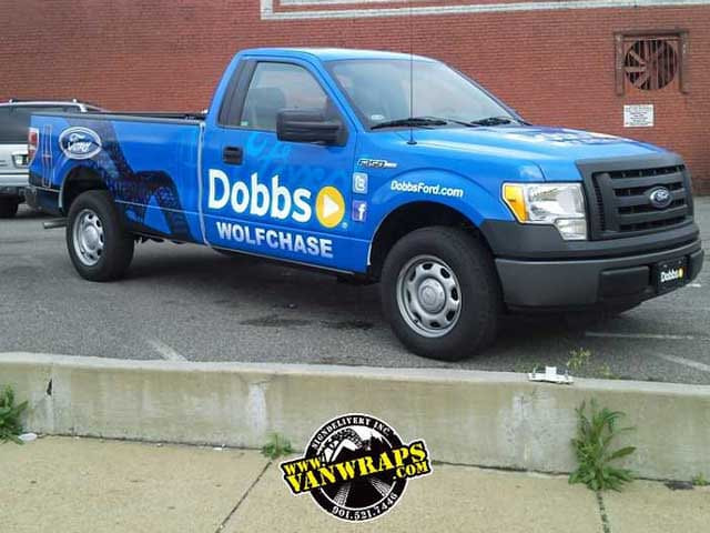 Dobbs Truck Ford F150 Vinyl Truck Wrap