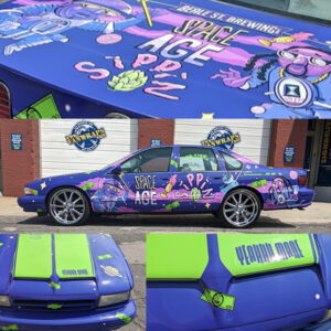 8 Ball & MJG Chevy Impala SS Car Wrap for Beale St Brewing