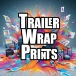 Premium Trailer Wrap Prints with EZ Glue Adhesive 5 Plus Year for Rivets/Screws Avery 1105 Premium Cast Vinyl with Gloss Laminate +40%