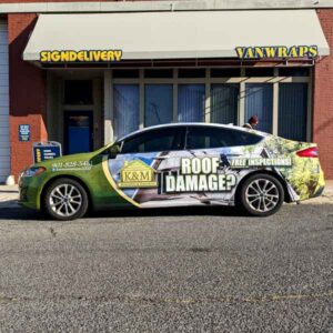 Ford 4 Oor Car Wrap Roofing Sales