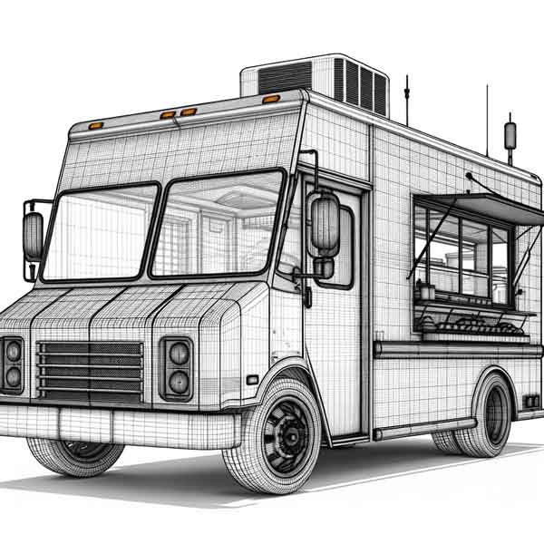 image of a food truck that needs branding